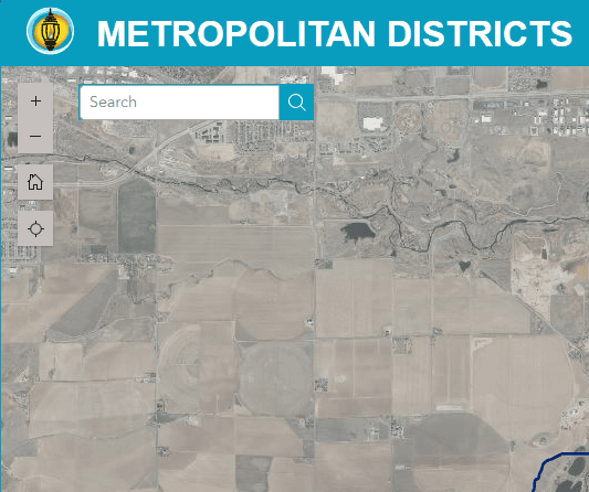 [Image Description: A screenshot of the Metropolitan District Interactive Map]